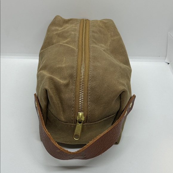 CLASIC TAN BLUE CLAW Co. CANVAS COSMETICS MEN’S BAG - Picture 1 of 17